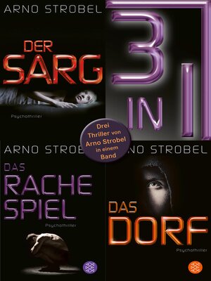 cover image of Der Sarg / Das Rachespiel / Das Dorf--Drei Strobel-Thriller in einem Band